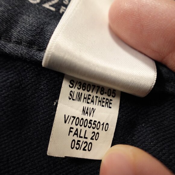 Banana Republic Traveler Slim Fit Pants Men’s 32x32 Navy Stretch - Picture 13 of 14